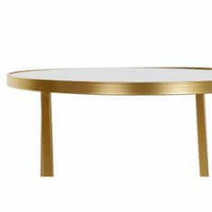 DKD Home Decor Komplet 2 majhnih mizic DKD Home Decor Mirror Golden Metal (44 x 44 x 52 cm) (2 kosa)