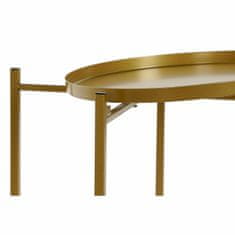 DKD Home Decor Komplet 3 majhnih mizic DKD Home Decor Golden Metal (47,5 x 47,5 x 43 cm) (3 kosi)