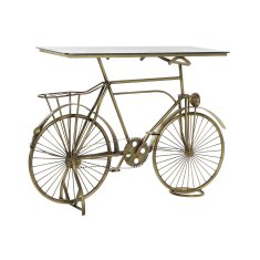 DKD Home Decor Konzola DKD Home Decor Crystal Bicycle Golden Metal (114 x 37 x 77 cm)