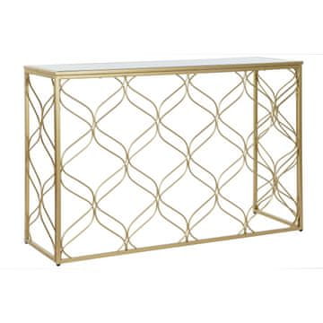 DKD Home Decor Konzola DKD Home Decor Ogledalo Golden Metal (120 x 40 x 82 cm)