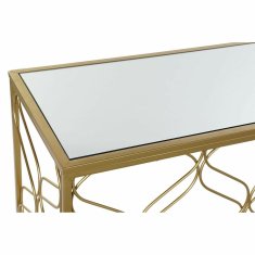 DKD Home Decor Konzola DKD Home Decor Ogledalo Golden Metal (120 x 40 x 82 cm)