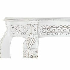 DKD Home Decor Konzola DKD Home Decor Wood White Mango wood (106 x 39 x 77 cm)