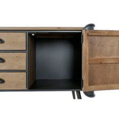 DKD Home Decor TV pohištvo DKD Home Decor 144 x 47 x 76 cm Naravna siva kovina