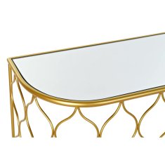 DKD Home Decor Konzola DKD Home Decor Zlato kovinsko ogledalo 30 x 40 cm 110 x 32 x 78 cm