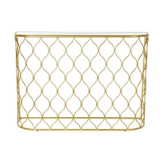 DKD Home Decor Konzola DKD Home Decor Zlato kovinsko ogledalo 30 x 40 cm 110 x 32 x 78 cm