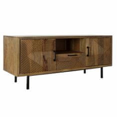 DKD Home Decor TV pohištvo DKD Home Decor 125 x 40 x 54,5 cm Naravna kovina Svetlo rjava Mango les
