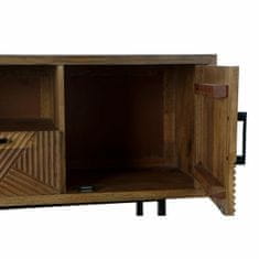 DKD Home Decor TV pohištvo DKD Home Decor 125 x 40 x 54,5 cm Naravna kovina Svetlo rjava Mango les