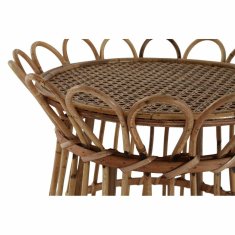 DKD Home Decor Stranska mizica DKD Home Decor Brown Crystal 42 x 42 x 45 cm