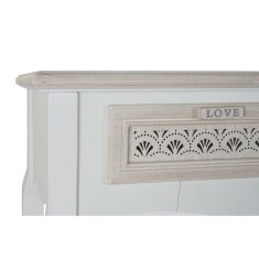 DKD Home Decor Konzola DKD Home Decor Les MDF Bela Arabska (120 x 40 x 78 cm)