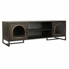 DKD Home Decor TV pohištvo DKD Home Decor Black Crystal Metal (150 x 50 x 45 cm)