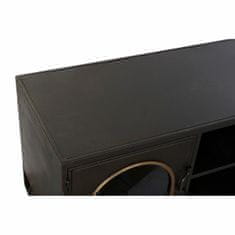 DKD Home Decor TV pohištvo DKD Home Decor Black Crystal Metal (150 x 50 x 45 cm)