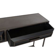 DKD Home Decor Konzola DKD Home Decor 121 x 33 x 81 cm Črna kovina MDF les