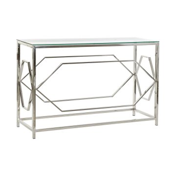 DKD Home Decor Konzola DKD Home Decor Crystal Silver Nerjaveče jeklo (120 x 40 x 78 cm)