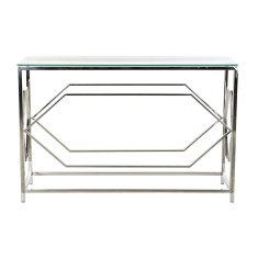 DKD Home Decor Konzola DKD Home Decor Crystal Silver Nerjaveče jeklo (120 x 40 x 78 cm)