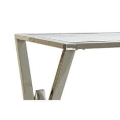 DKD Home Decor Stranska mizica DKD Home Decor Crystal Silver Nerjaveče jeklo Moderno (120 x 40 x 78 cm)