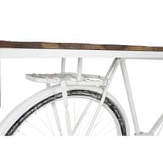 DKD Home Decor Konzola DKD Home Decor 187 x 54 x 90 cm Naravni kovinski les Bela