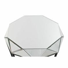 DKD Home Decor Stranska mizica DKD Home Decor Black Metal Mirror 50 x 50 x 55 cm