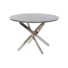 DKD Home Decor Stranska mizica DKD Home Decor Crystal Steel Temno siva (107 x 107 x 74 cm)