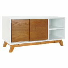 DKD Home Decor TV pohištvo DKD Home Decor Bela 100 x 40 x 50 cm Rjava MDF Les
