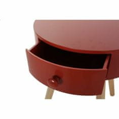 DKD Home Decor Stranska mizica DKD Home Decor 38 x 41 x 47 cm Les Rjava Terakota Bela (2 enoti)