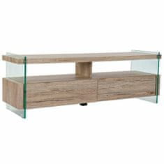 DKD Home Decor TV pohištvo DKD Home Decor Naravno kaljeno steklo MDF les 140 x 40 x 47 cm