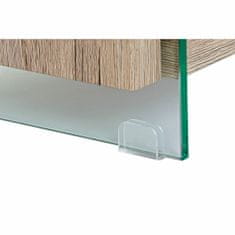 DKD Home Decor TV pohištvo DKD Home Decor Naravno kaljeno steklo MDF les 140 x 40 x 47 cm