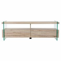 DKD Home Decor TV pohištvo DKD Home Decor Naravno kaljeno steklo MDF les 140 x 40 x 47 cm