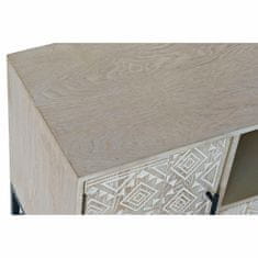 DKD Home Decor TV pohištvo DKD Home Decor Brown Black Metal Fir MDF Wood 135 x 40 x 51 cm