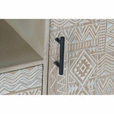 DKD Home Decor TV pohištvo DKD Home Decor Brown Black Metal Fir MDF Wood 135 x 40 x 51 cm