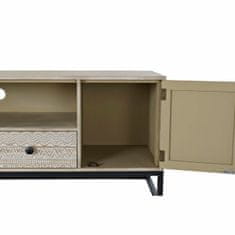 DKD Home Decor TV pohištvo DKD Home Decor Brown Black Metal Fir MDF Wood 135 x 40 x 51 cm