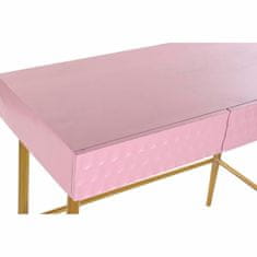 DKD Home Decor Konzola DKD Home Decor Pink Golden Metal Mango wood Modern (90 x 45 x 74 cm)