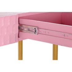 DKD Home Decor Konzola DKD Home Decor Pink Golden Metal Mango wood Modern (90 x 45 x 74 cm)