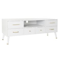 DKD Home Decor TV pohištvo DKD Home Decor Bela kovina MDF (140 x 52 x 40 cm)