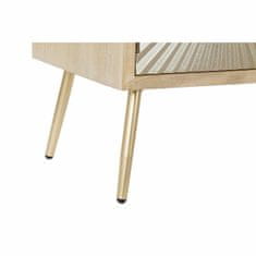 DKD Home Decor TV pohištvo DKD Home Decor 130 x 40 x 60 cm jelka naravna zlata kovina MDF les