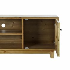 DKD Home Decor TV pohištvo DKD Home Decor Rjava 140 x 38 x 53 cm Jelka Naravni ratan