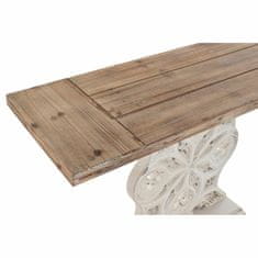 DKD Home Decor Konzola DKD Home Decor Bela rjava jelka MDF les 122 x 40 x 88 cm