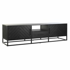 DKD Home Decor TV pohištvo DKD Home Decor 180 x 45 x 50 cm Črna kovina Mango les