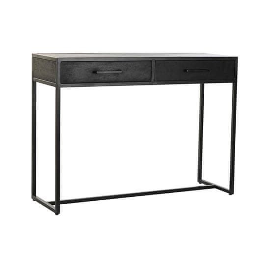 DKD Home Decor Konzola DKD Home Decor Črna kovina Mango les 110 x 35 x 80 cm