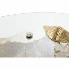 DKD Home Decor Stranska mizica DKD Home Decor Transparent Golden Resin Crystal 100 x 60,5 x 46 cm