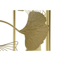DKD Home Decor Konzola DKD Home Decor Zrcalo Zlati kovinski list rastline (120 x 40 x 80 cm)