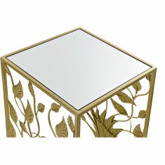 DKD Home Decor Komplet 3 majhnih mizic DKD Home Decor Golden 40 x 40 x 70 cm