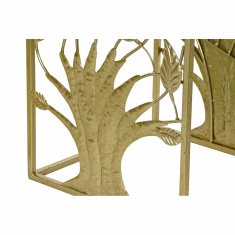 DKD Home Decor Komplet 3 majhnih mizic DKD Home Decor Golden 40 x 40 x 70 cm
