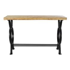 DKD Home Decor Konzola DKD Home Decor Naravna črna kovina Vintage industrijski mangov les (120 x 45 x 76 cm)