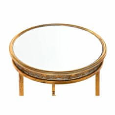 DKD Home Decor Komplet 2 majhnih mizic DKD Home Decor Golden 40 x 40 x 61 cm