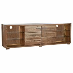 DKD Home Decor TV pohištvo DKD Home Decor Brown 200 x 40 x 63 cm Crystal Acacia