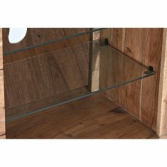 DKD Home Decor TV pohištvo DKD Home Decor Brown 200 x 40 x 63 cm Crystal Acacia