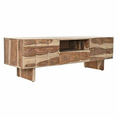 DKD Home Decor TV pohištvo DKD Home Decor Waves Brown Svetlo rjava Les 145 x 45 x 46 cm