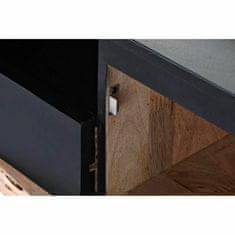 DKD Home Decor TV pohištvo DKD Home Decor Črna 145 x 45 x 50 cm Rjava Mango les