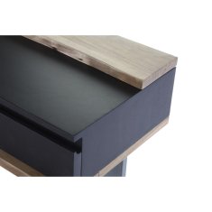 DKD Home Decor Konzola DKD Home Decor 115 x 40 x 80 cm črna les rjava temno siva mangov les