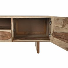 DKD Home Decor TV pohištvo DKD Home Decor Waves Brown Svetlo rjava Les 145 x 45 x 46 cm